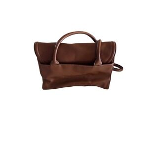 Liz Claiborne Accessories Brown Satchel Bag Purse Handbag Top Handle Elegant‎